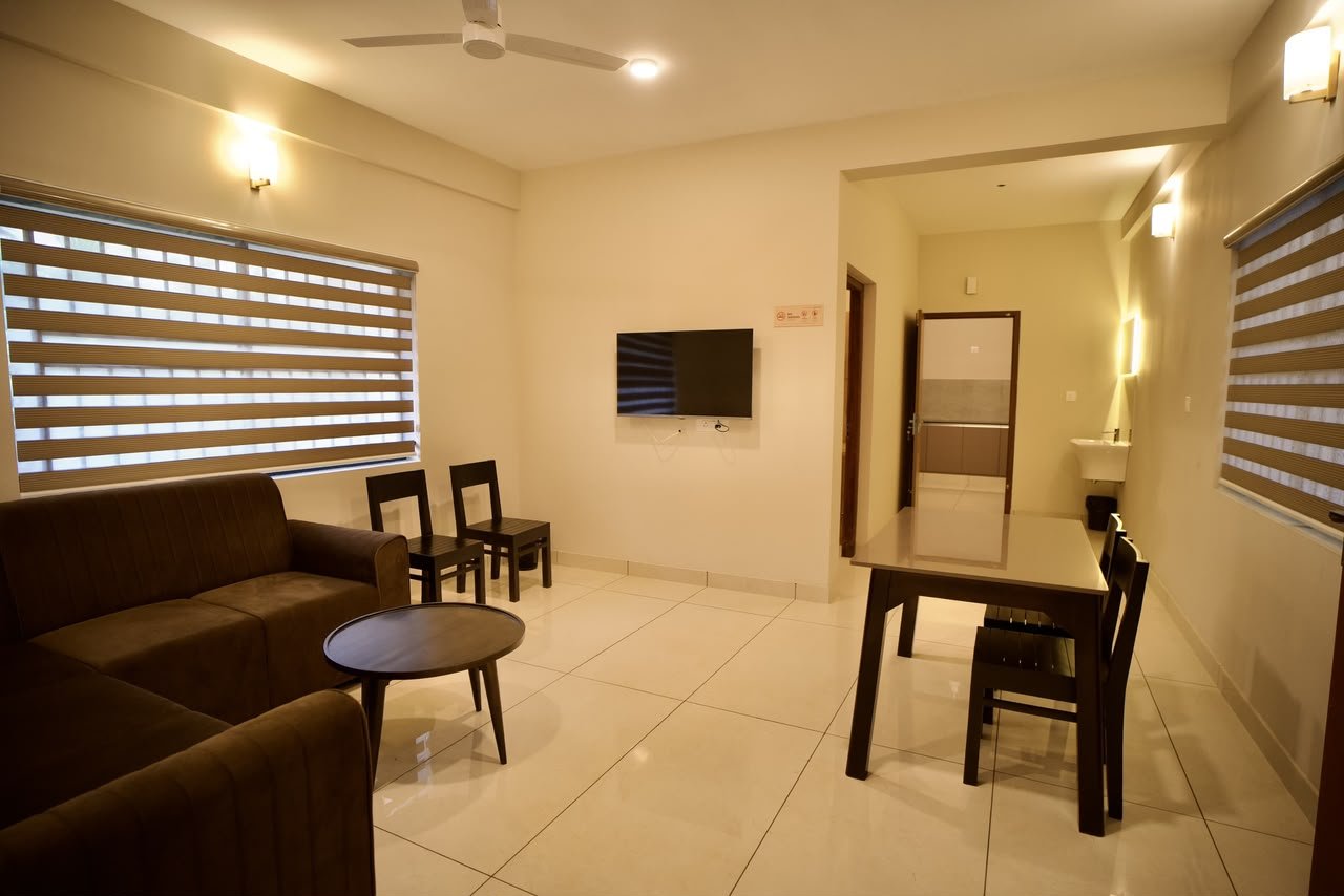 Cocostay Kozhikode living area